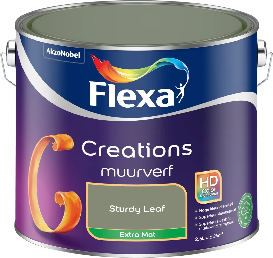 Flexa Creations Muurverf Extra Mat Sturdy Leaf 2,5L