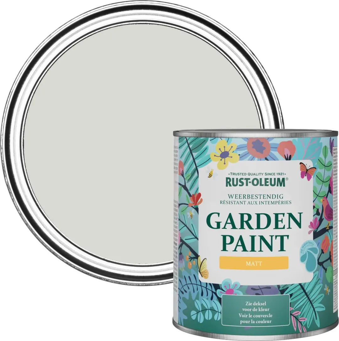 Rust-Oleum Grijs Tuinverf Matt Wintergrijs 750ml