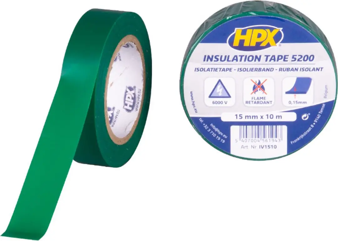 HPX PVC Isolatietape 15mm x 10m