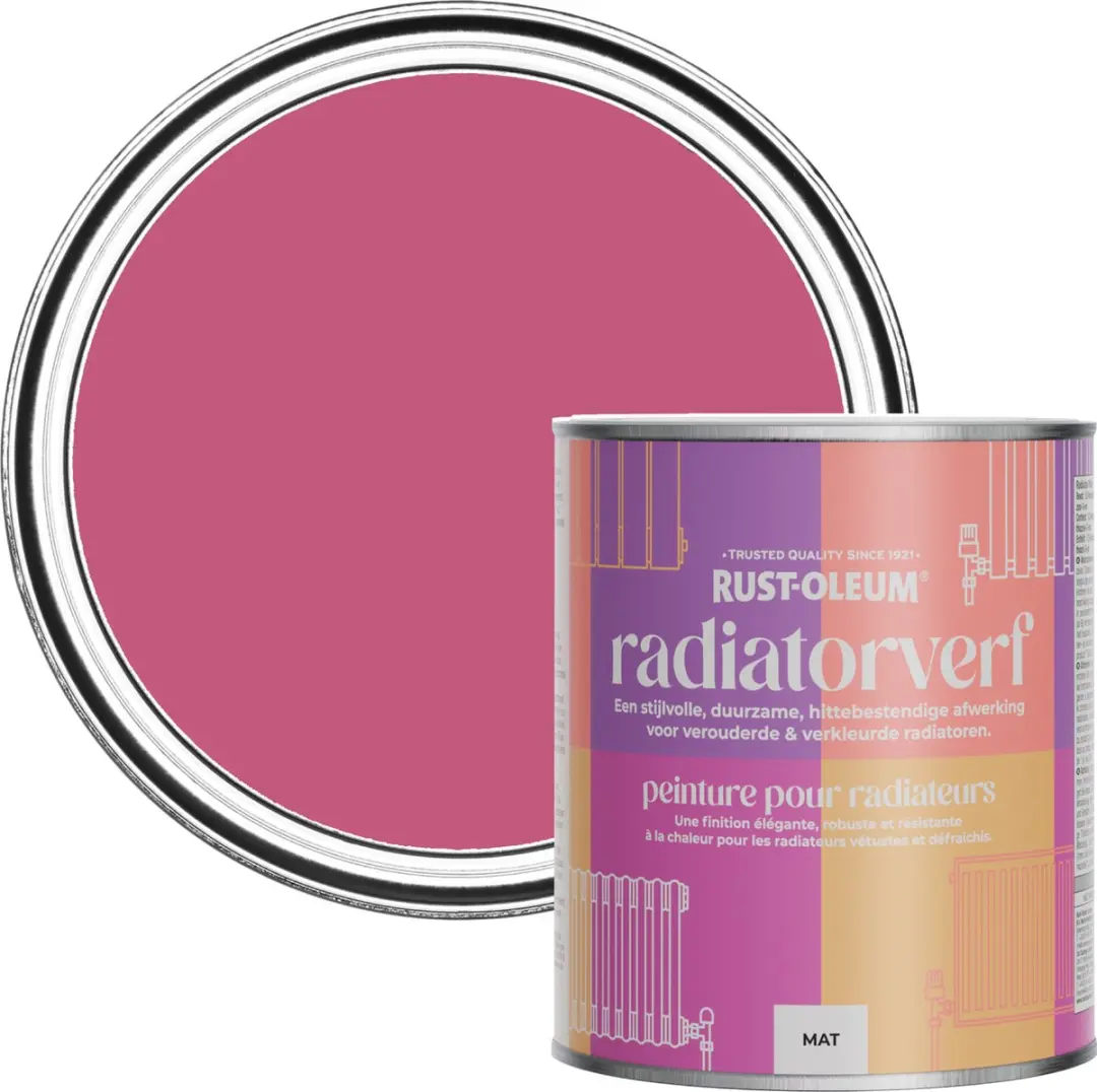 Rust-Oleum Roze Radiatorverf 750ml