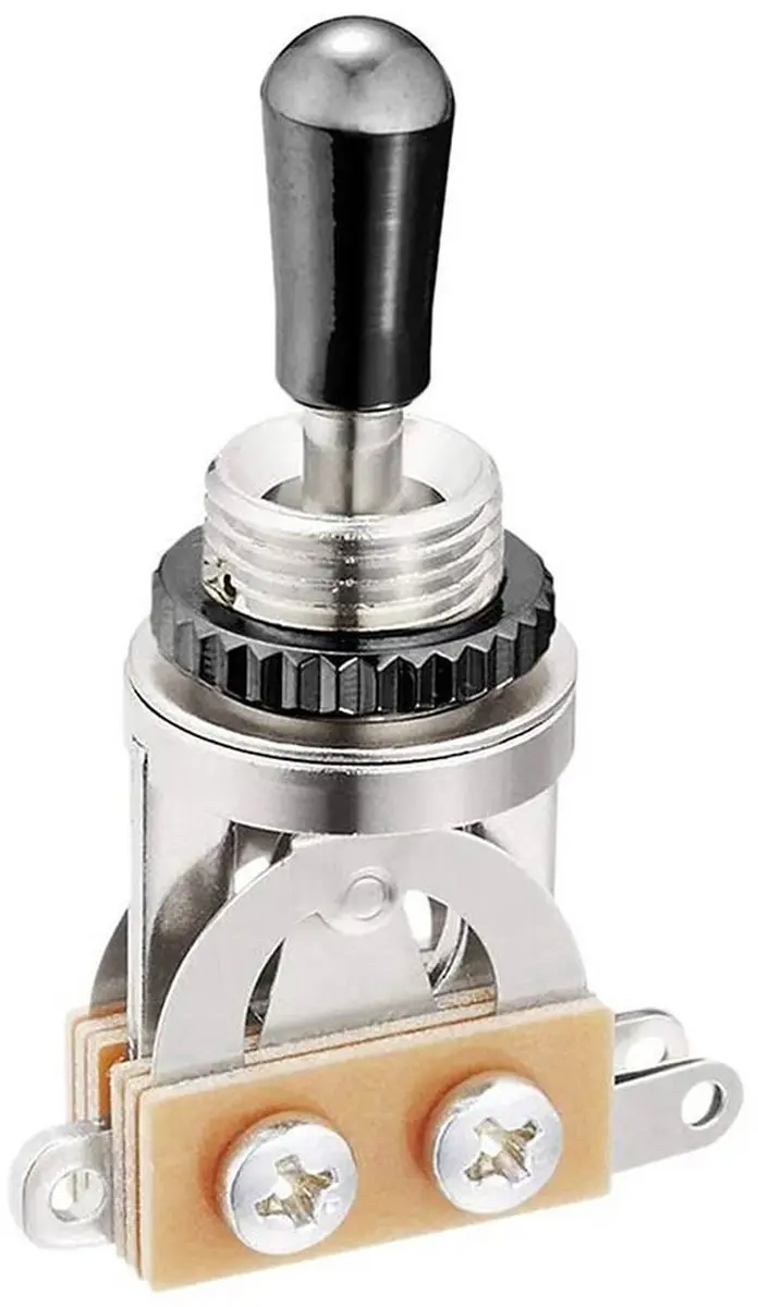 Boston SW-20-BN 3-weg Toggle Switch - Zwart Nikkel