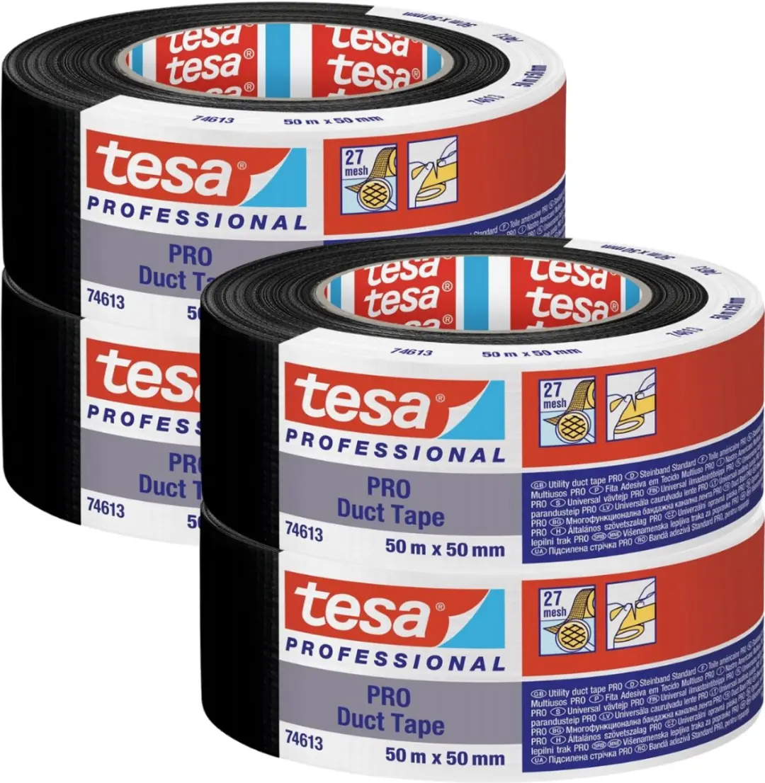 Tesa Ducttape PRO Waterdichte Reparatietape 50m x 50mm