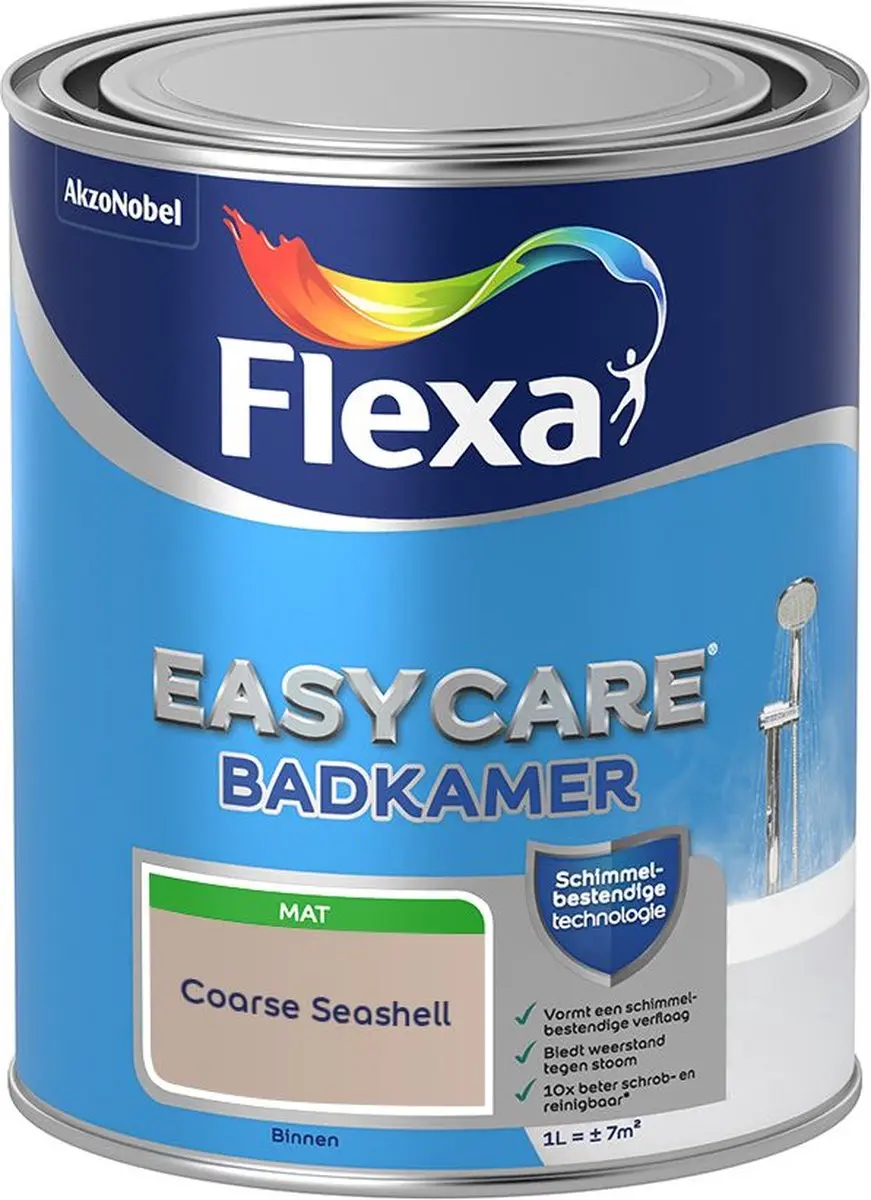 Flexa Easycare Badkamer Mengverf Coarse Seashell 1L