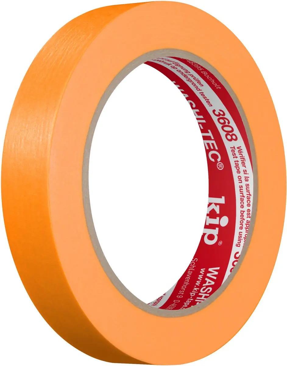 Kip 3608 Washi Tape Oranje 18mm