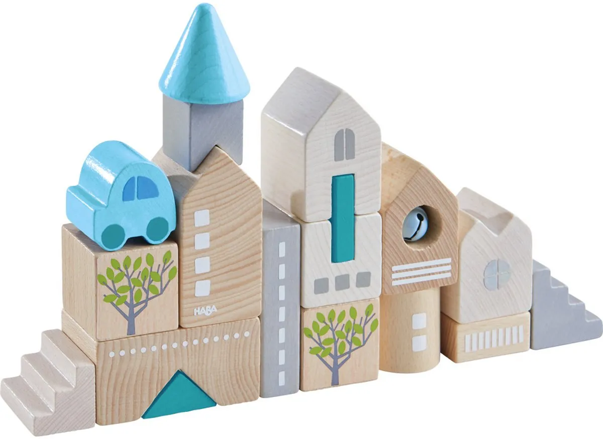 Haba Bouwstenen Bad Rodach - 18 Stuks - Multicolor