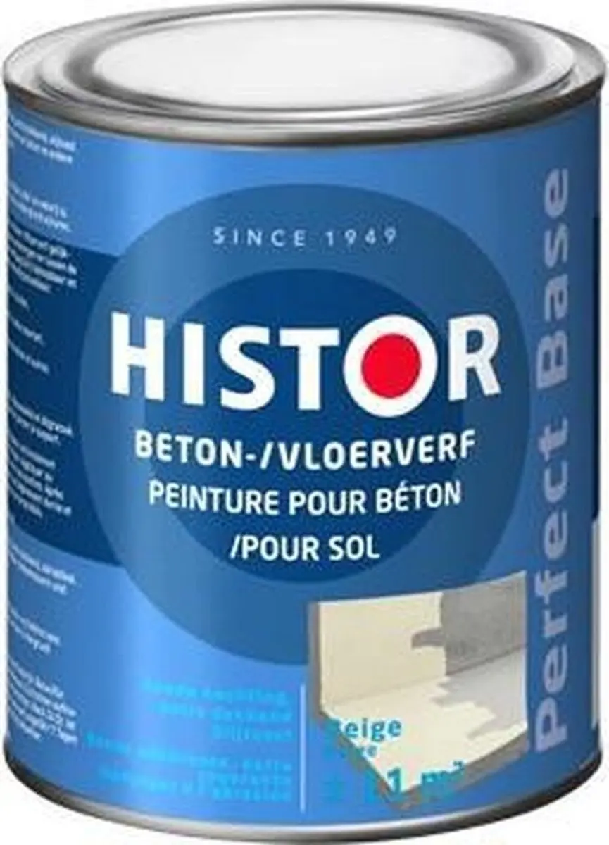 Histor Perfect Base Betonverf 0,75L - Beige