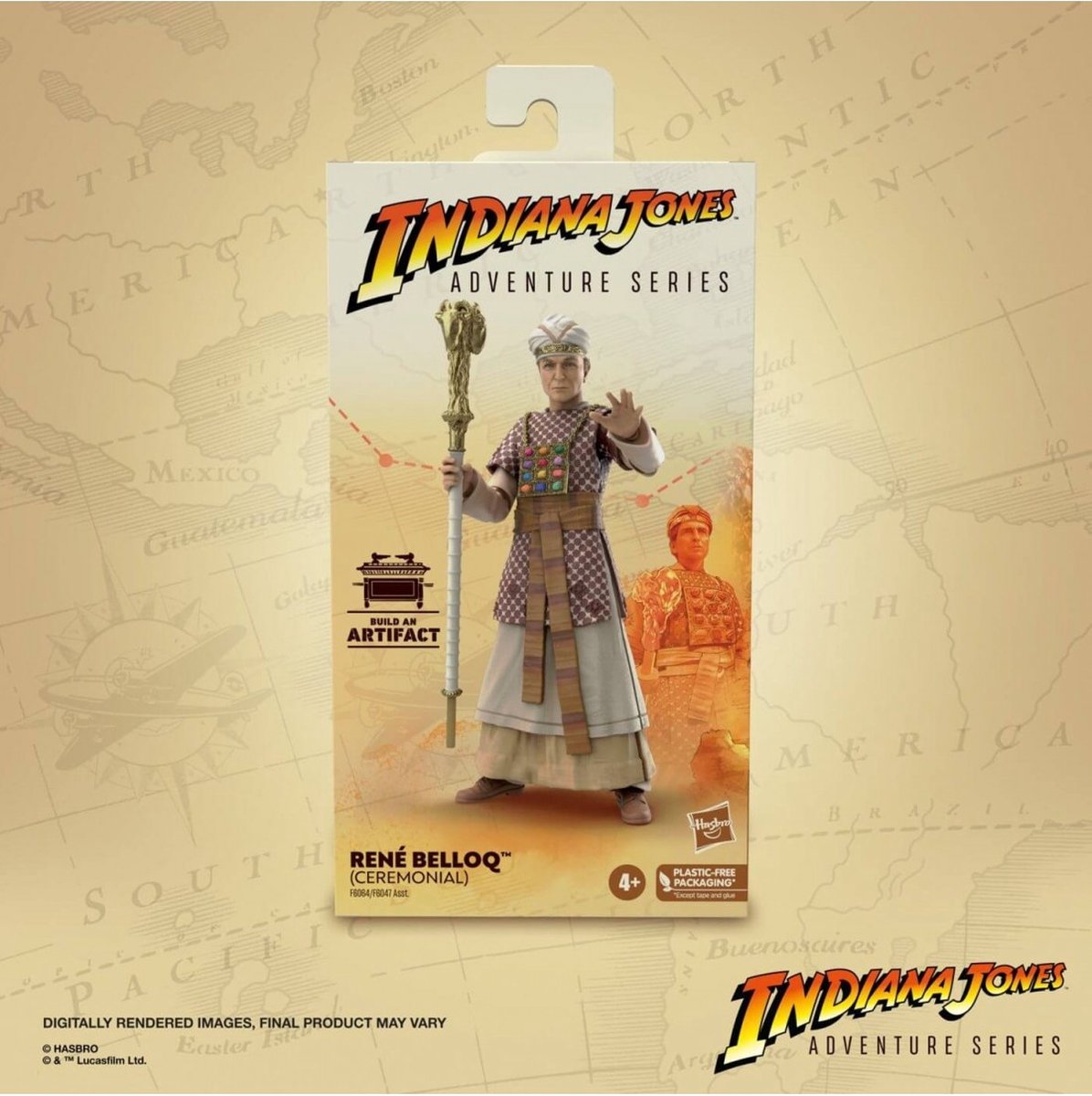 Hasbro Indiana Jones - René Belloq (Ceremonial) (Raiders of the Lost Ark) 15 cm Adventure Series Action figure - Multicolours