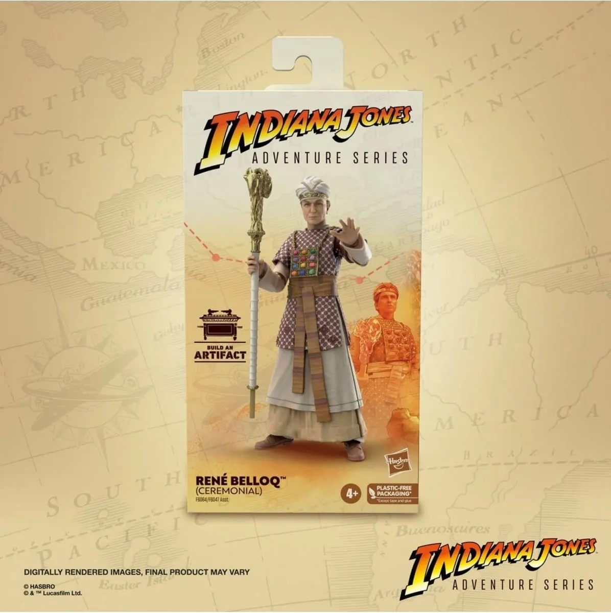 Hasbro Indiana Jones René Belloq Ceremonial 15cm Action Figure - F60645X0