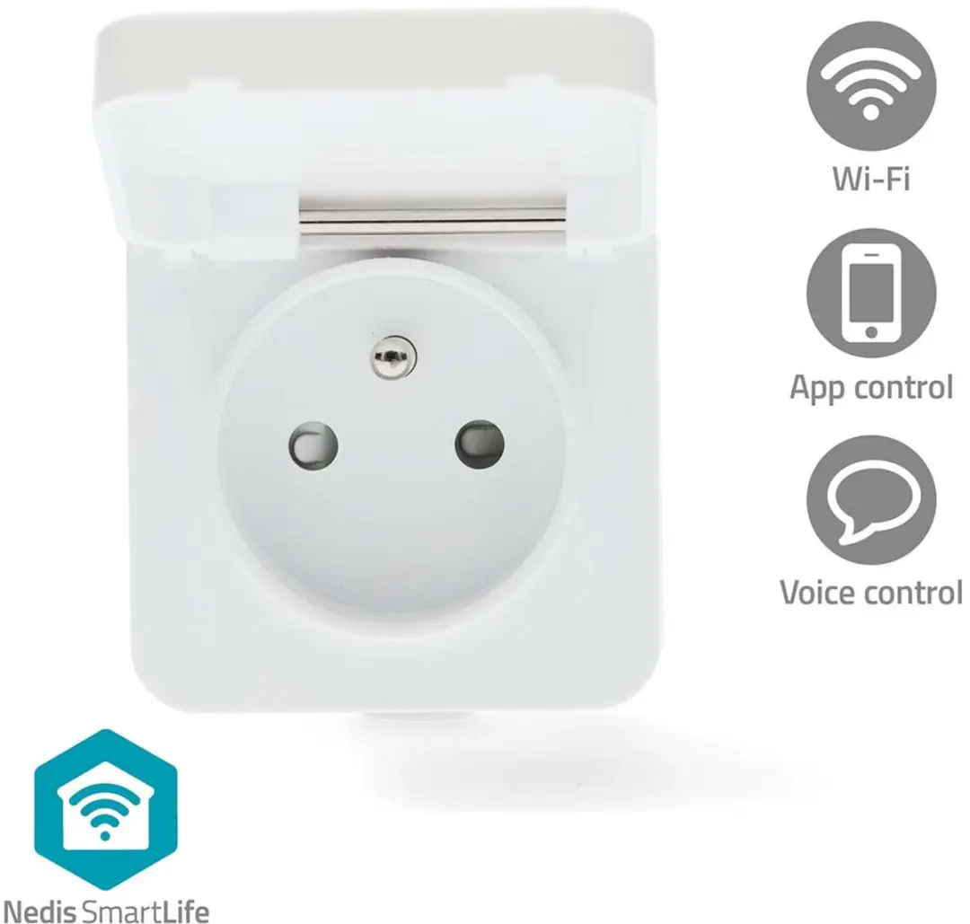 Nedis SmartLife Slimme Stekker Wi-Fi 3680W