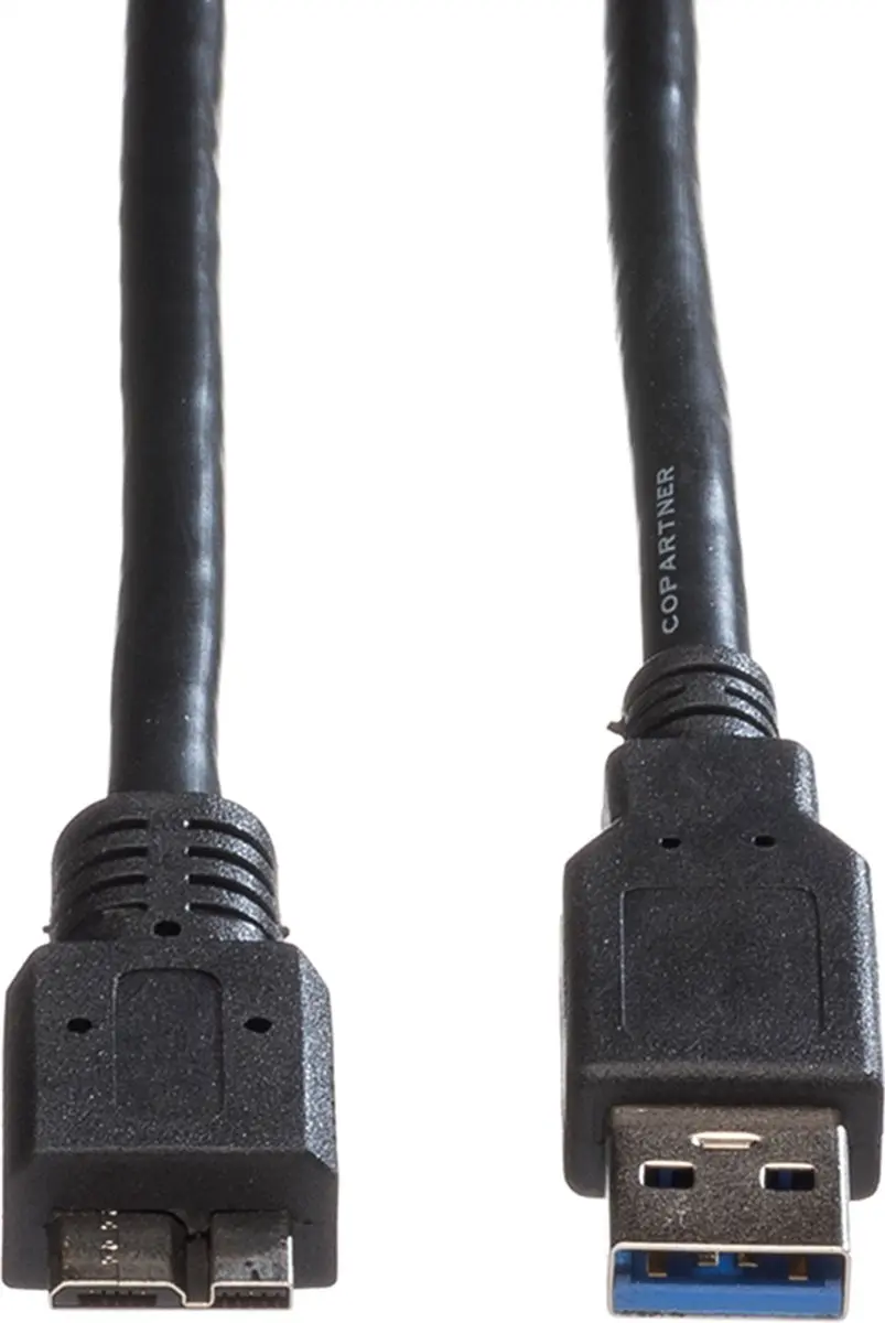 Roline USB 3.2 Gen 1 A-Micro B M Kabel - 0,8m
