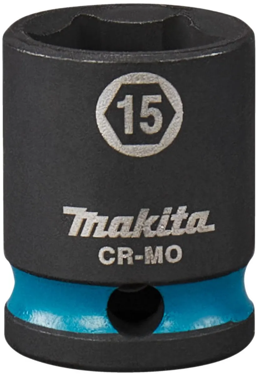 Makita Impact Black Krachtdop 15mm - 6-kantig