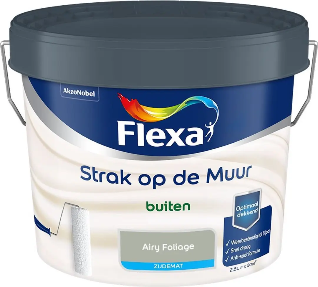 Flexa Strak Op De Muur Mengverf Airy Foliage 2,5L