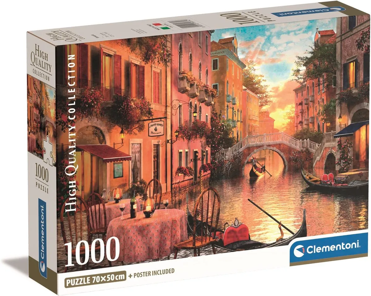 Clementoni Venetië Puzzel 1000 Stuks