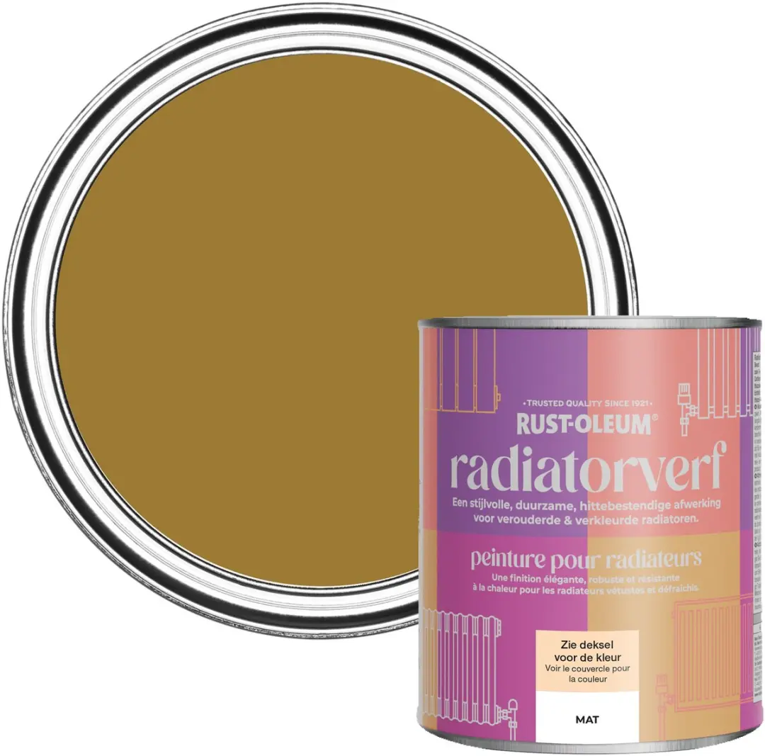 Rust-Oleum Radiatorverf Mat Herfstgloed 750ml