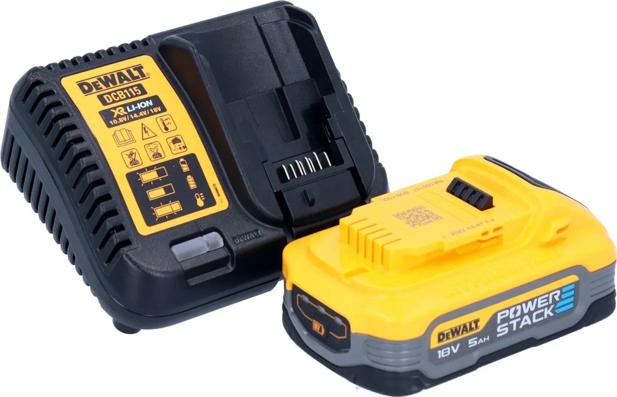 DeWalt DCF 922 H1 Slagmoersleutel 18V 406Nm - Powerstack 5.0Ah + Lader - afbeelding 5 van 5