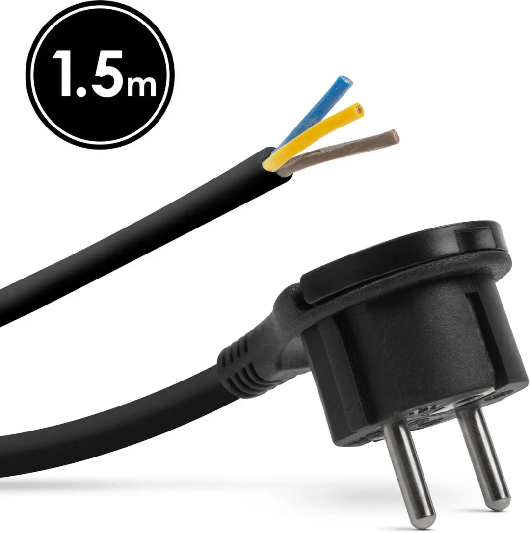 Delight Haakse Stekker 1,5m 3G1,5mm²
