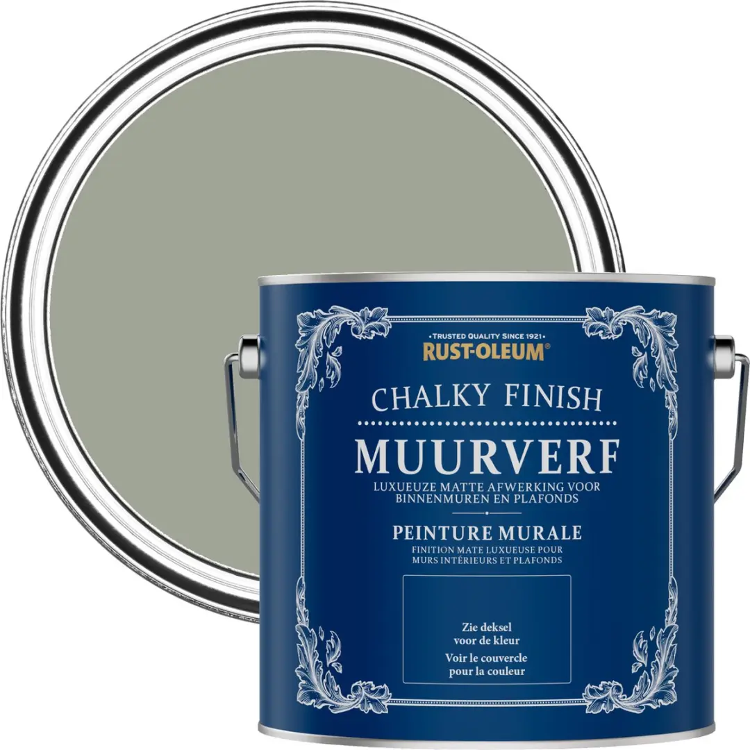 Rust-Oleum Theeblad Chalky Finish Muurverf 2,5L