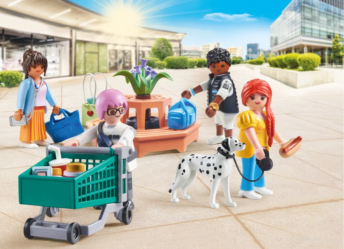 Playmobil My Life My Figures Shopping 71541 - Multicolor