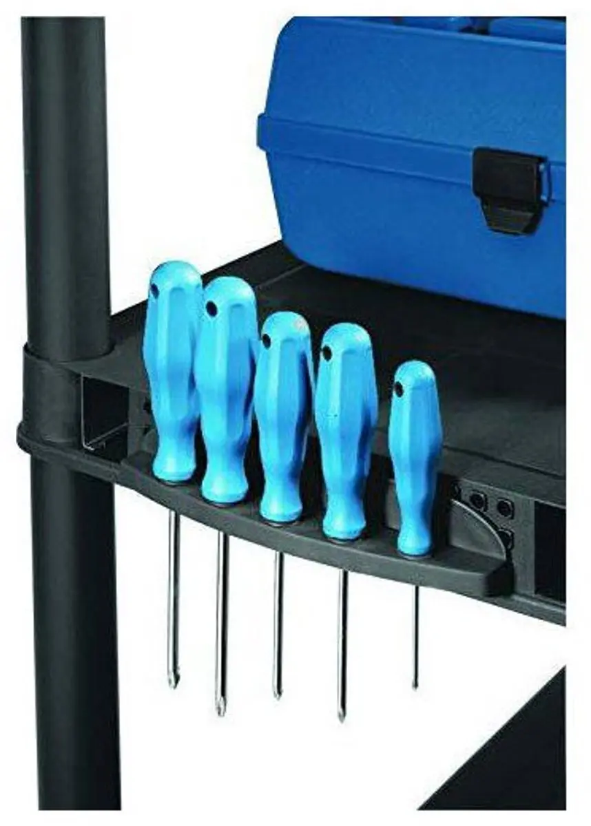Keter Stellingkast 120x40x187cm - 5 Planken - Zwart