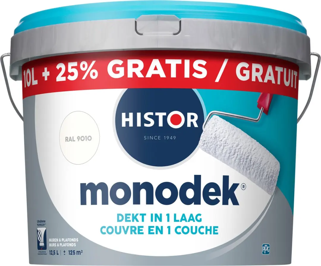 Histor Monodek Muurverf Mat RAL 9010