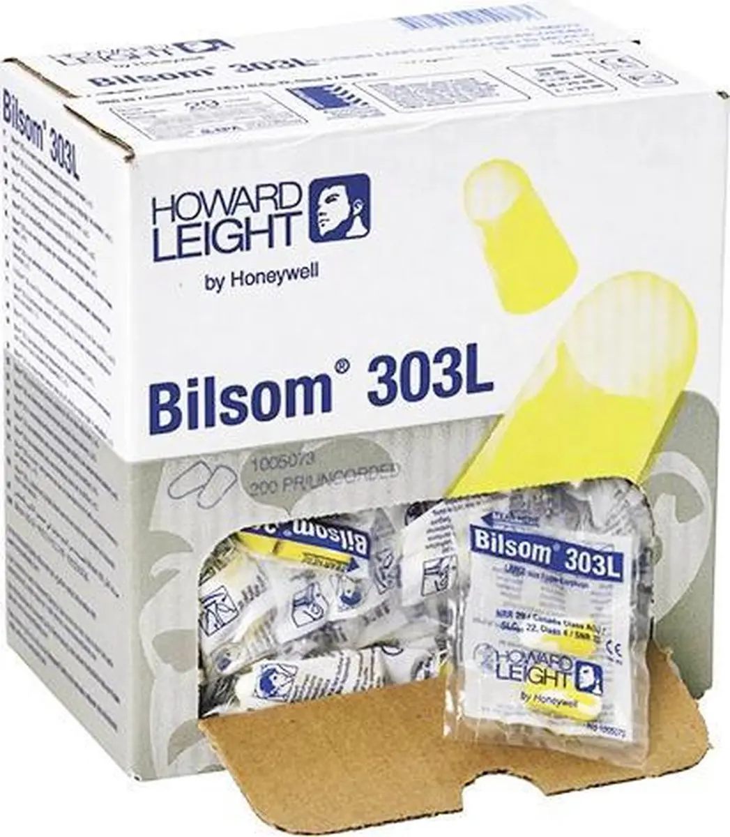 Honeywell Bilsom 303L Oordoppen - 200 Stuks
