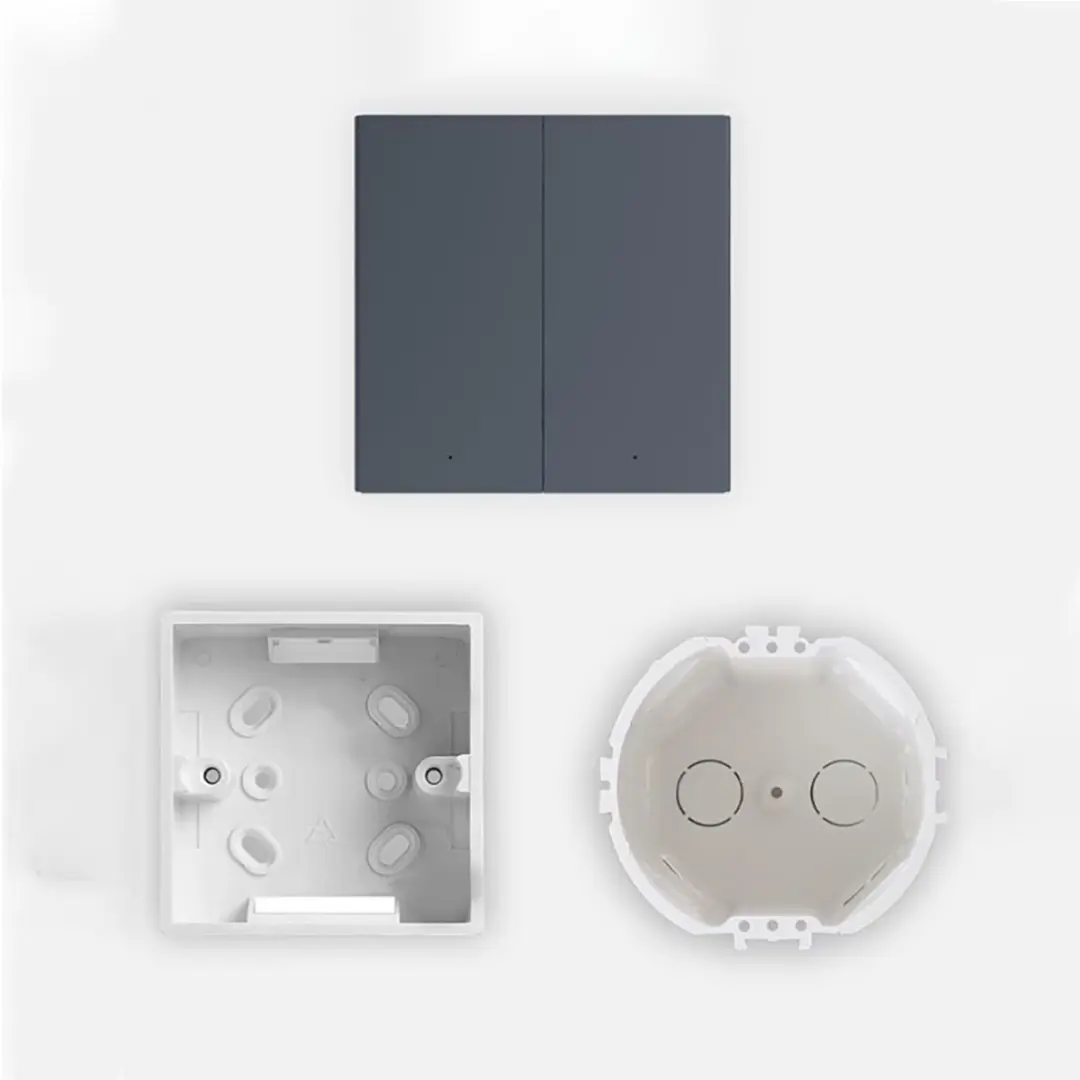Aqara Smart Wall Switch H1 WS-EUK02-G - Zigbee 3.0 - Antraciet