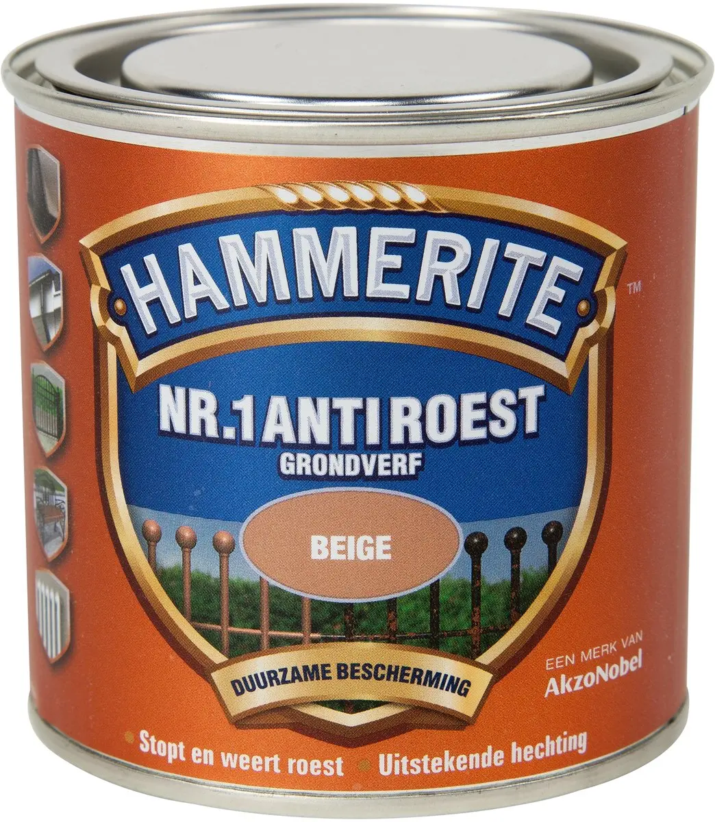 Hammerite Nr. 1 Anti Roest Grondverf Beige 250ml