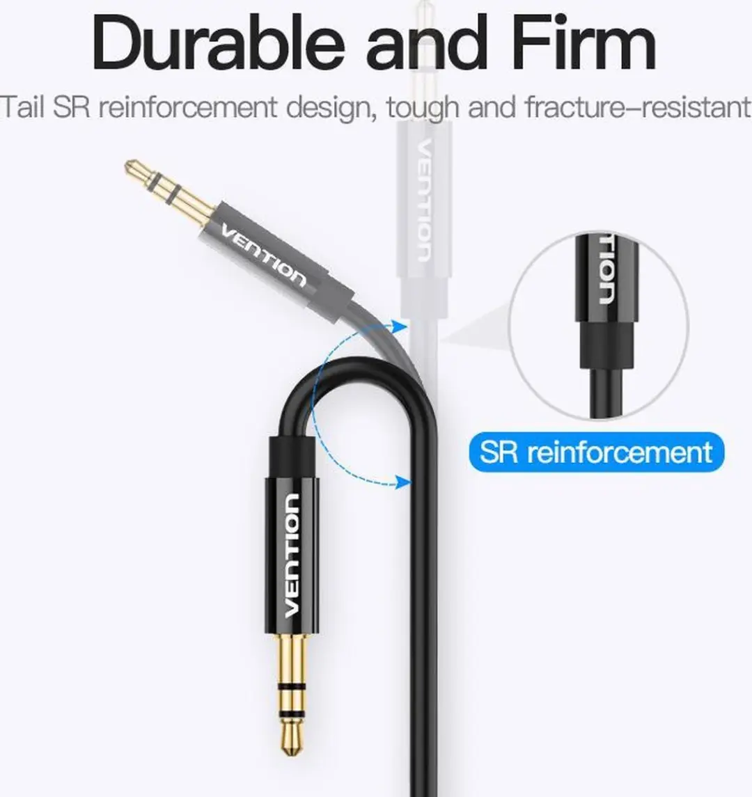 Vention Audio Splitter 3.5mm Aux Jack - Goudgeplateerd