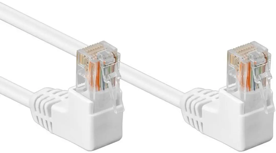 CAT5E Netwerkkabel RJ45 Wit 1m