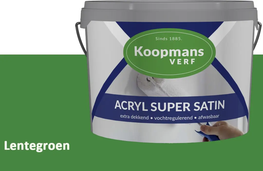 Koopmans Acryl Super Satin Zijdeglans Muurverf 1L