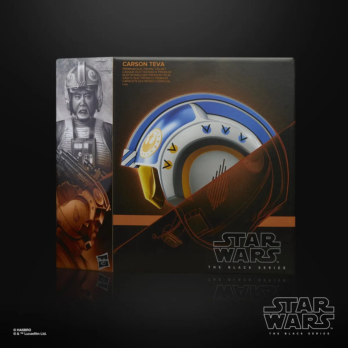 Hasbro Star Wars The Mandalorian Black Series Carson Teva Helmet - F91805L0 - Multi