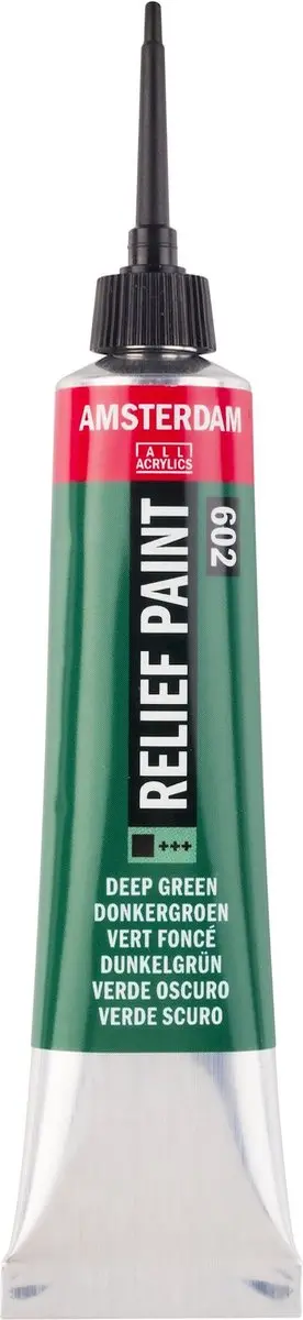 Royal Talens Relief Paint 602 Donkergroen