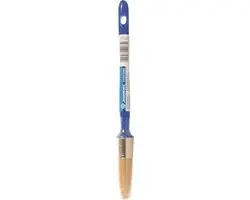 Silverline Puntpenseel Varkenshaar 190mm - Blauw/Geel
