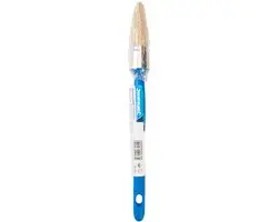 Silverline Puntpenseel Varkenshaar 190mm - Blauw/Geel