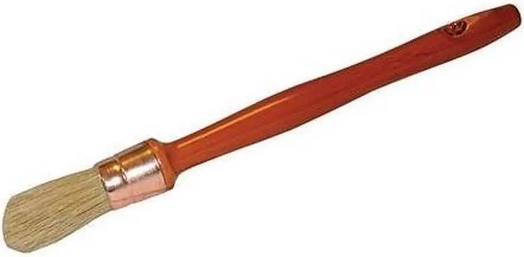 Silverline Puntpenseel Varkenshaar 190mm - Blauw/Geel