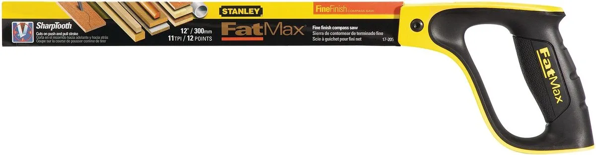 Stanley FatMax Schrobzaag 300mm - Hout - afbeelding 6 van 6