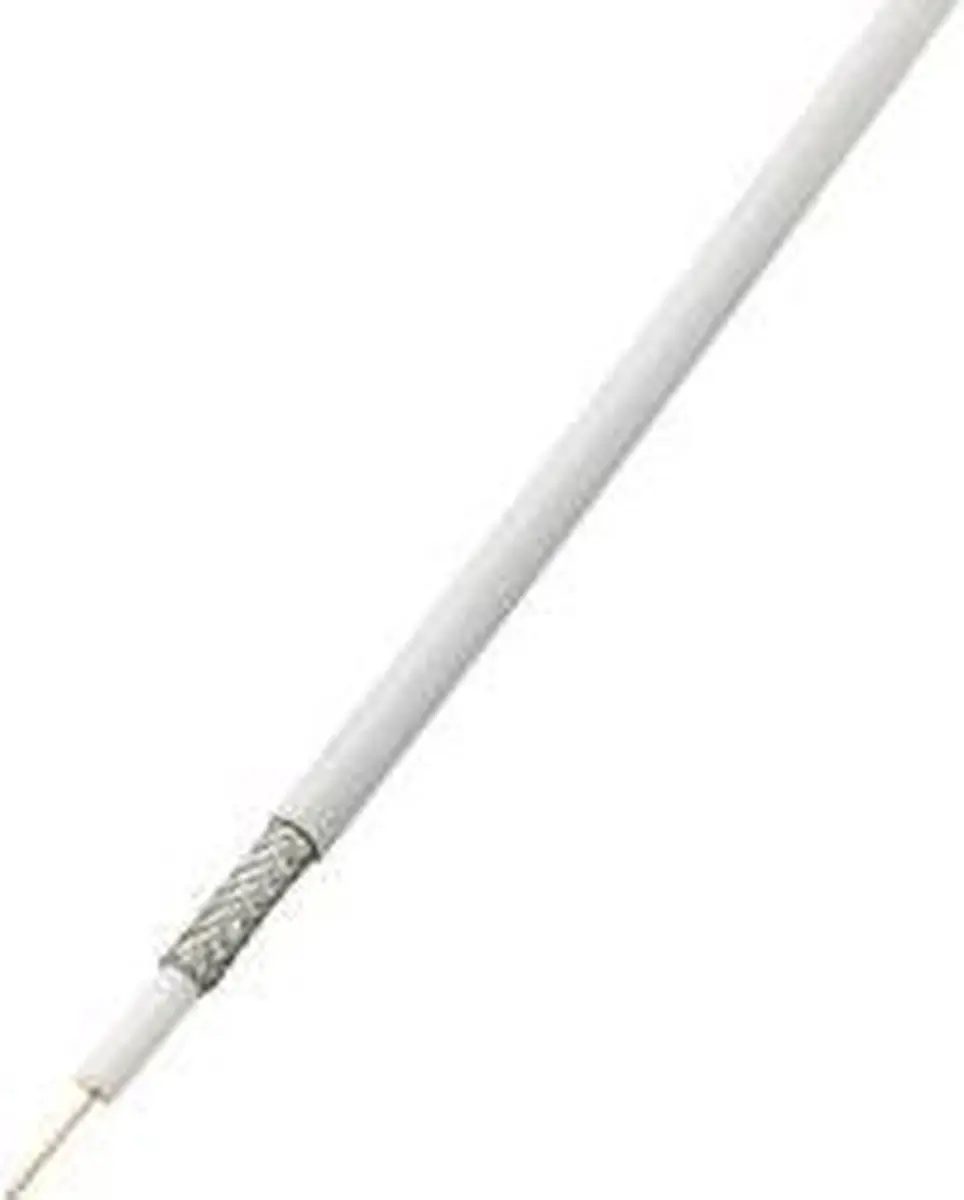 Tru Components Coaxkabel RG6/U 6.60mm Wit
