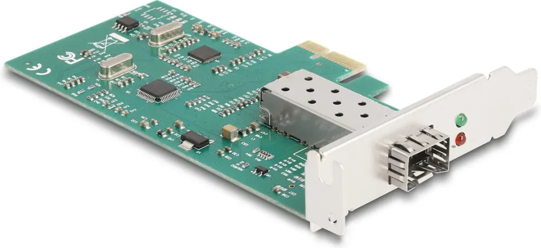 Delock PCIe x1 naar SFP 100Base-FX - Groen/Grijs