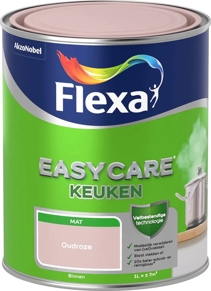 Flexa Easycare Keukenverf Oudroze 1L