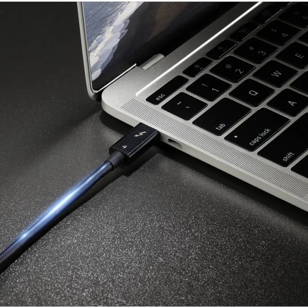 Renkforce RF-5235980 Thunderbolt-kabel 4 - 0,8m - Zwart