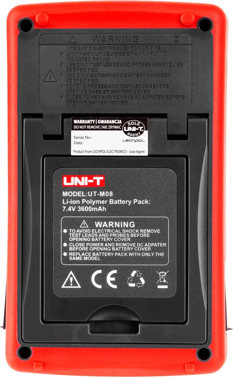 UNI-T UTD1025CL Digitale Oscilloscoop 25MHz - Monochroom