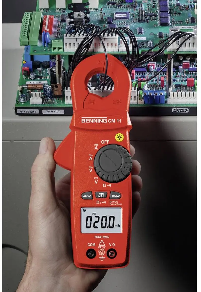 Benning Stroomtang Multimeter CM 11 0,1mA-20A AC/DC