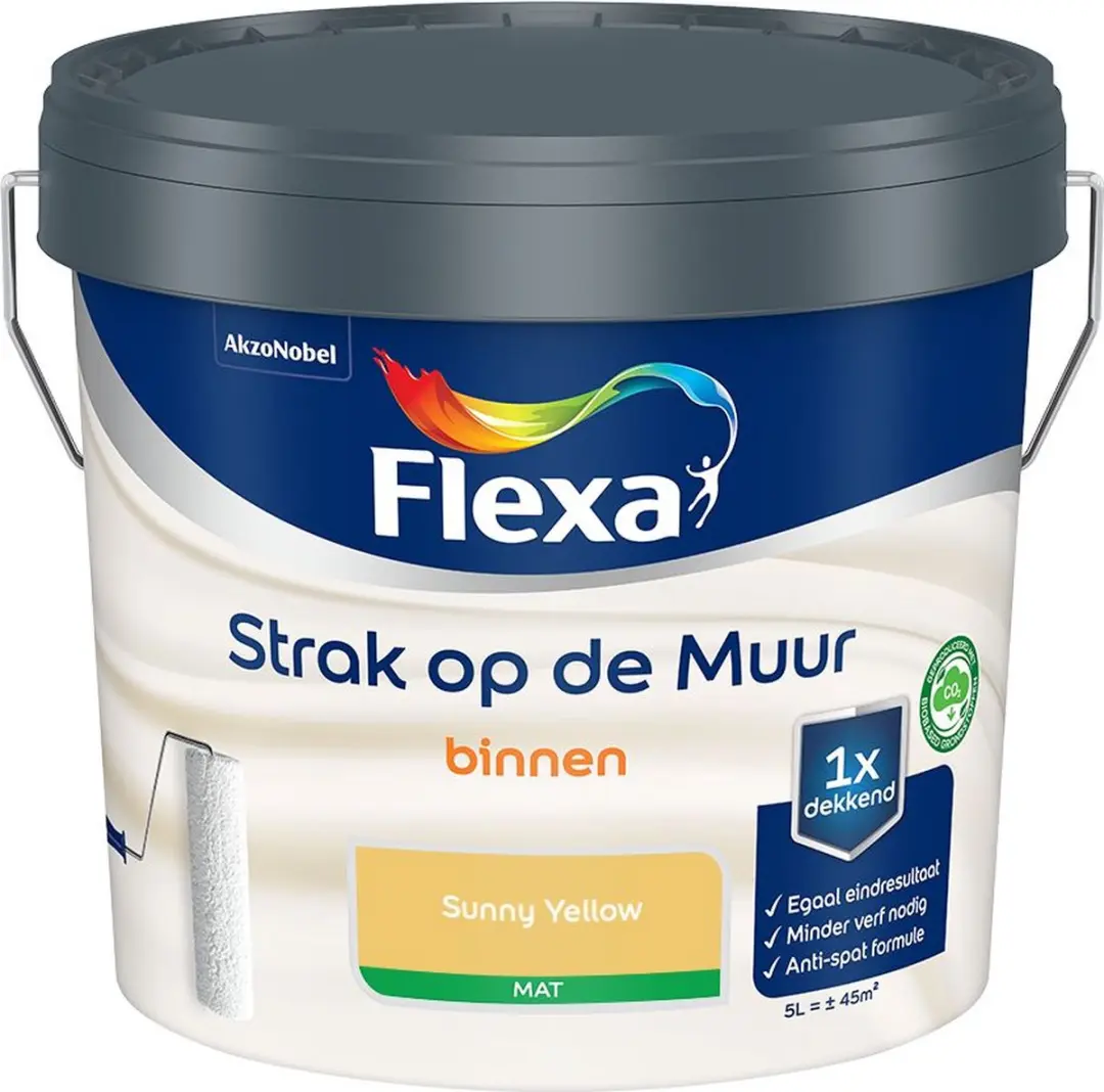 Flexa Strak Op De Muur Binnen Mat Mengverf 5L