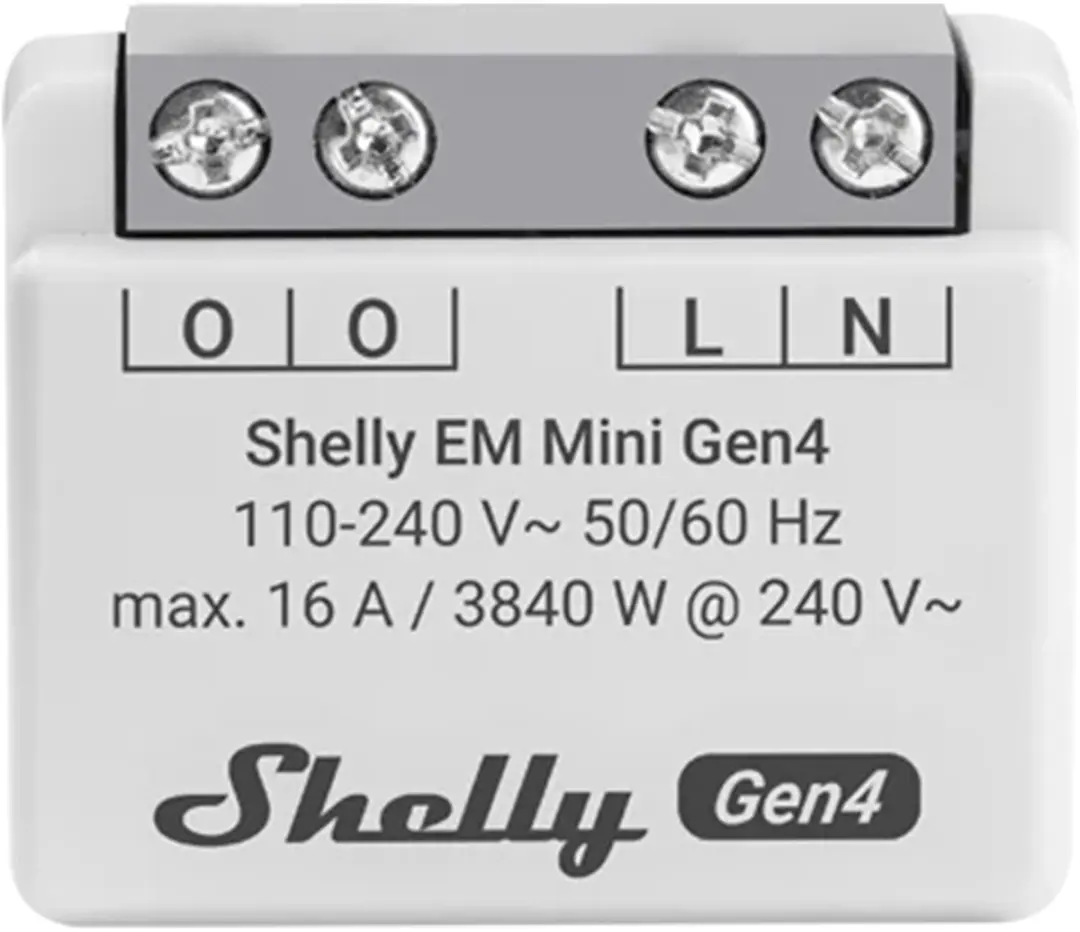 Shelly EM Mini Gen4 Energiemeter 16A