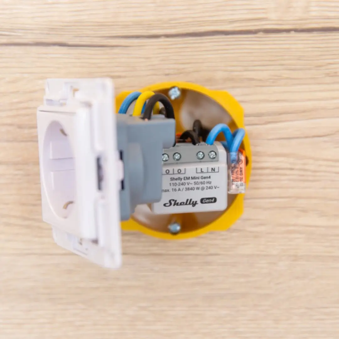 Shelly EM Mini Gen4 Energiemeter 16A - Wit - afbeelding 6 van 6