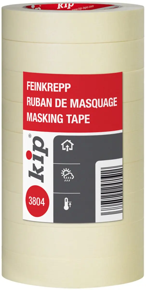 Kip 304 Masking-Tec Schilderstape Crêpe 36mm x 50m