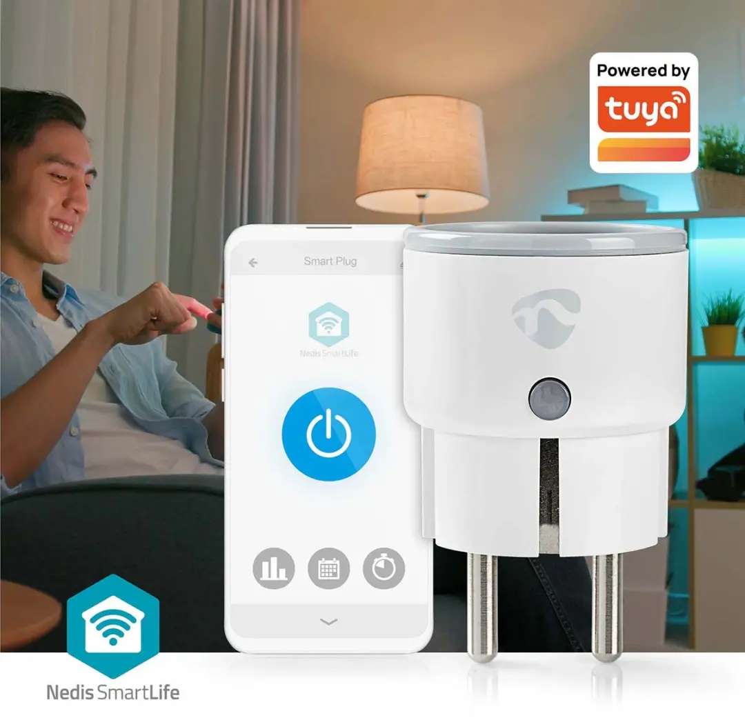 Nedis SmartLife Slimme Stekker 2500W - Wit