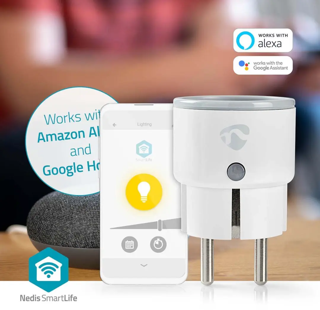 Nedis SmartLife Slimme Stekker 2500W - Wit