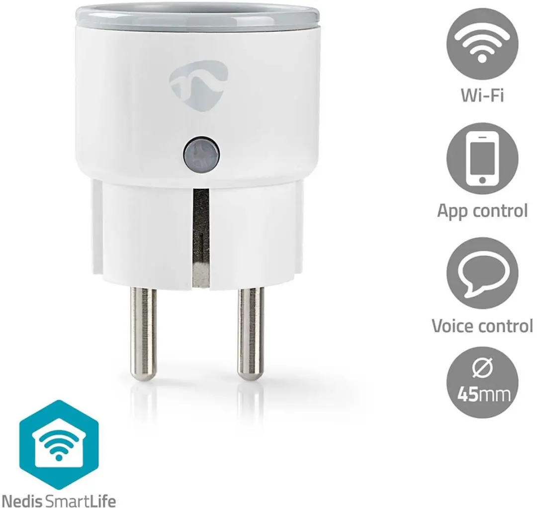 Nedis SmartLife Slimme Stekker 2500W - Wit