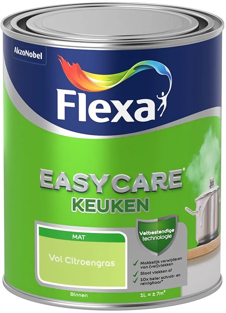 Flexa Easycare Keukenverf Vol Citroengras 1L